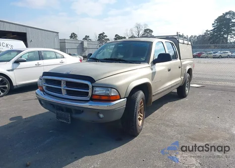 2002 Dodge Dakota Slt z USA, uszkodzony, nr VIN 1B7HL48N92S668405